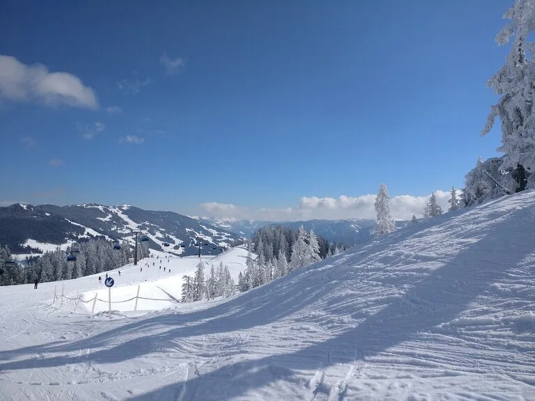 Saalbach-Hinterglemm, partie deschi, partiide schi, Austria